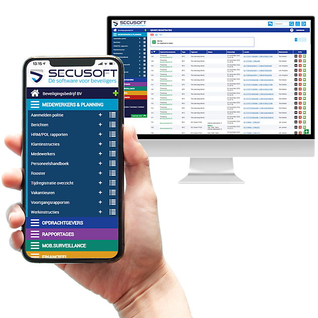 Efficiënte urenregistratiesoftware - Secusoft, dé software voor beveiligers